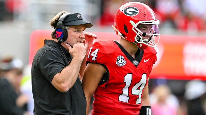 Georgia Improves To 8-0 At Home Vs Top-10 Opponents Under Head Coach ...